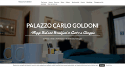 Desktop Screenshot of palazzocarlogoldoni.com