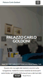 Mobile Screenshot of palazzocarlogoldoni.com
